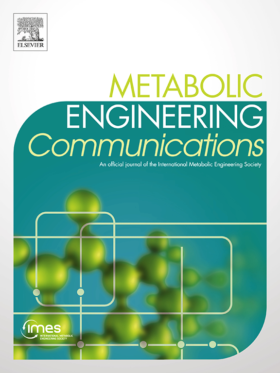 Go to journal home page - Metabolic Engineering Communications